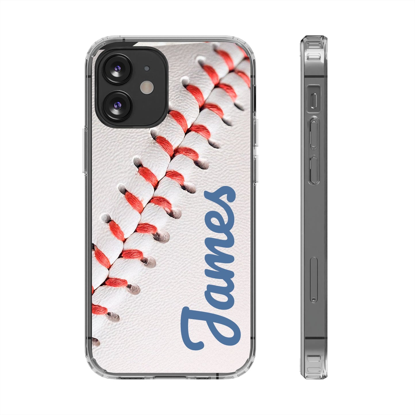 Custom name Baseball iPhone Case β Personalized Silicone