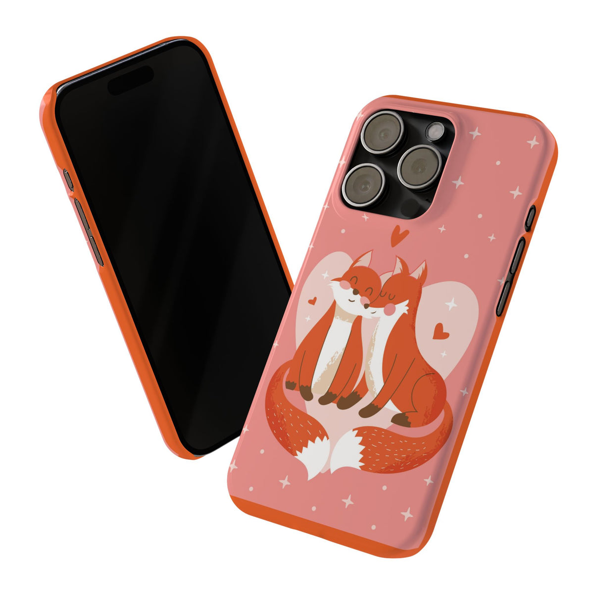 Valentine's Day: Pair of foxes in love - casetinger