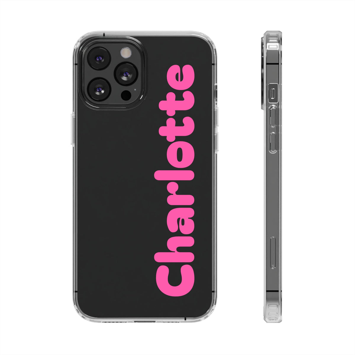 Name iphone case Custom iphone case Silicone iphone case Glossy iphone case Custom gift - casetinger