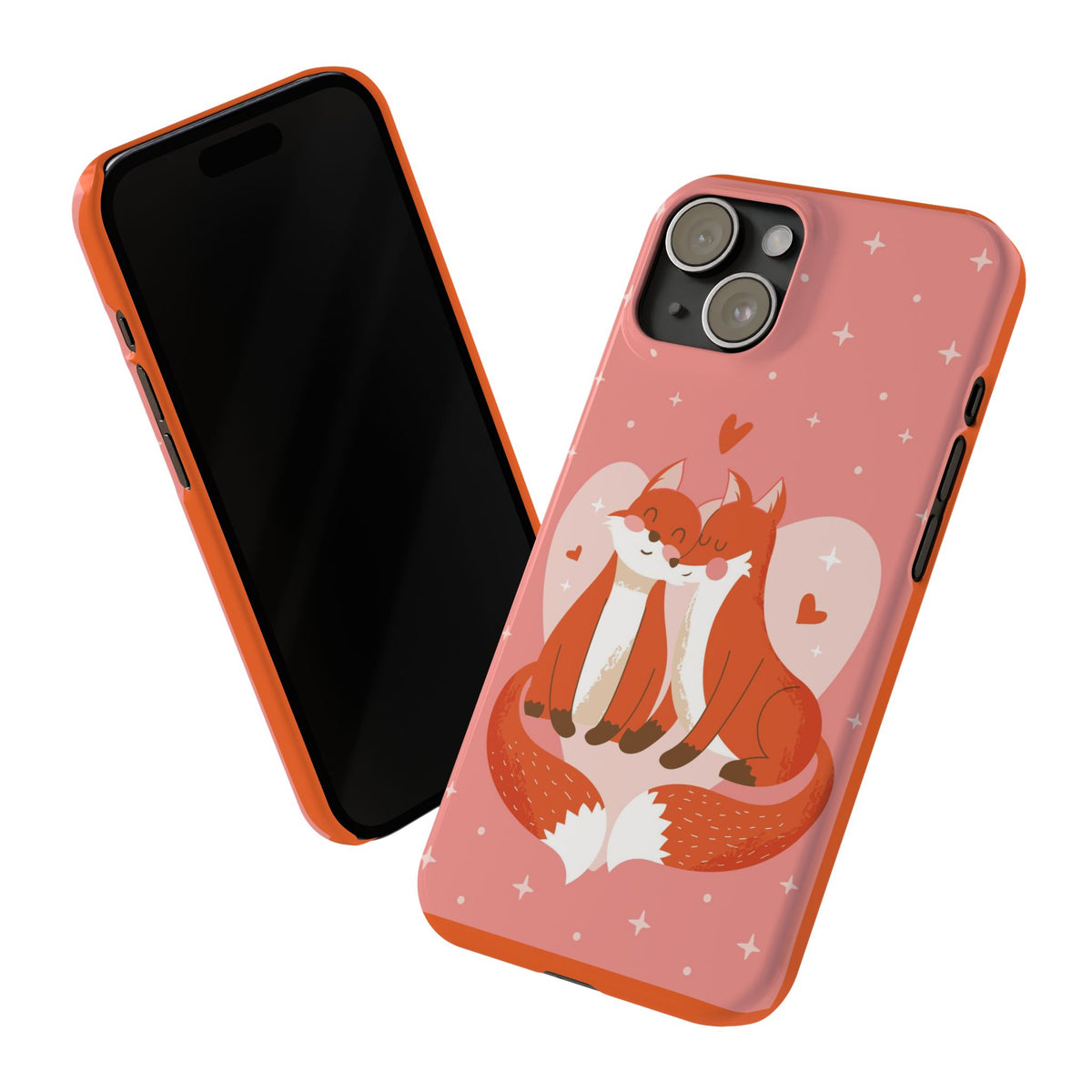 Valentine's Day: Pair of foxes in love - casetinger