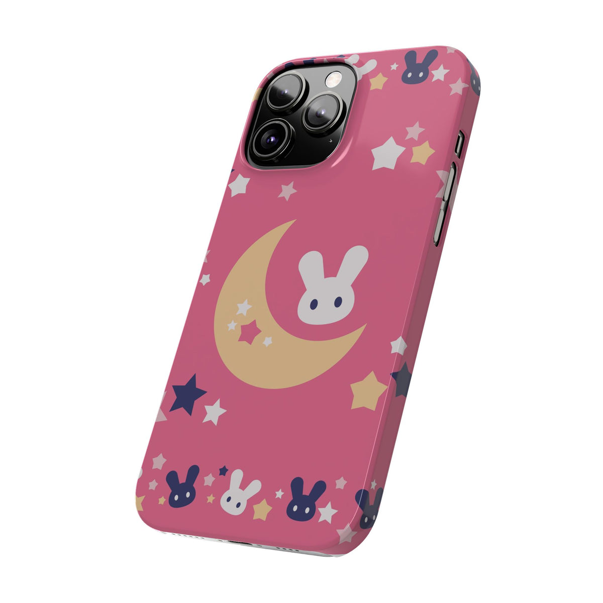 Adorable Bunnies with Moon - casetinger