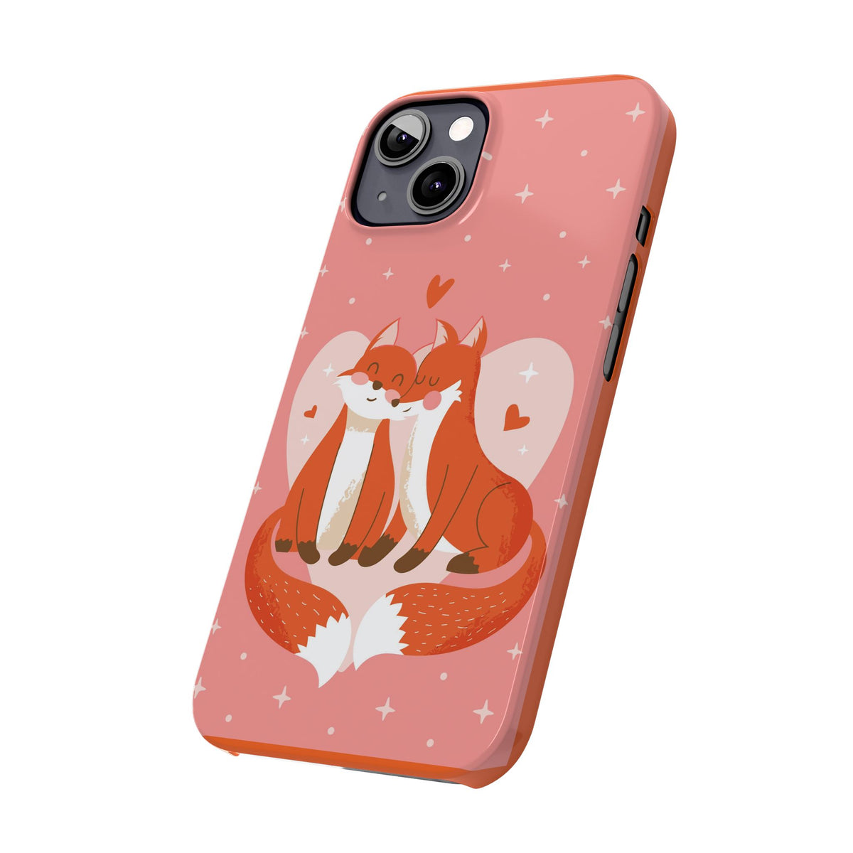 Valentine's Day: Pair of foxes in love - casetinger