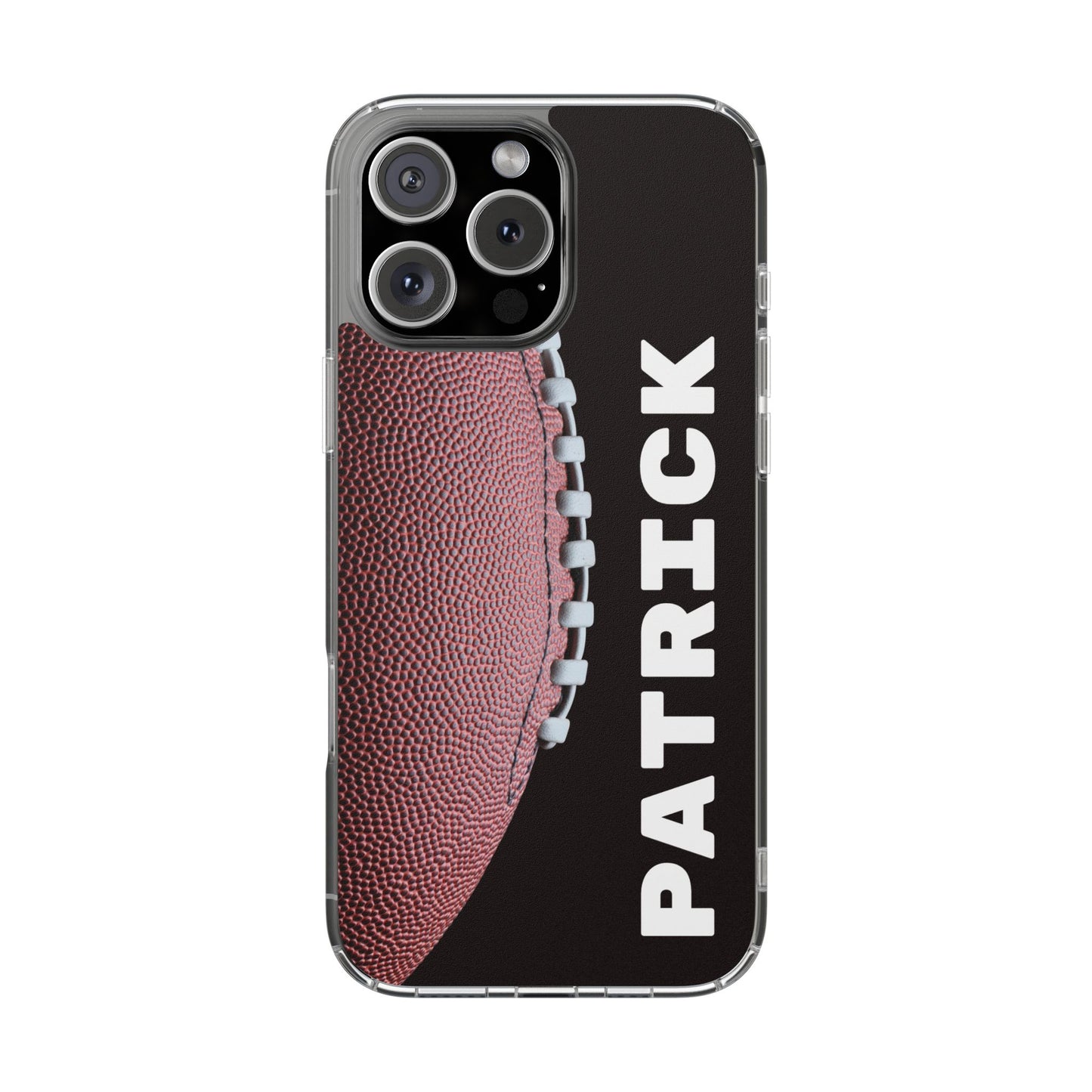 Personalized Football iPhone Case – Custom Name
