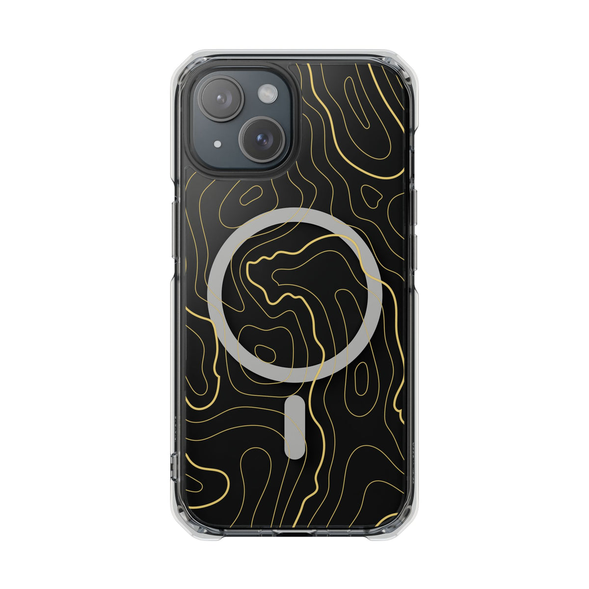Abstract Topographic lines Map Design - Magnetic - casetinger