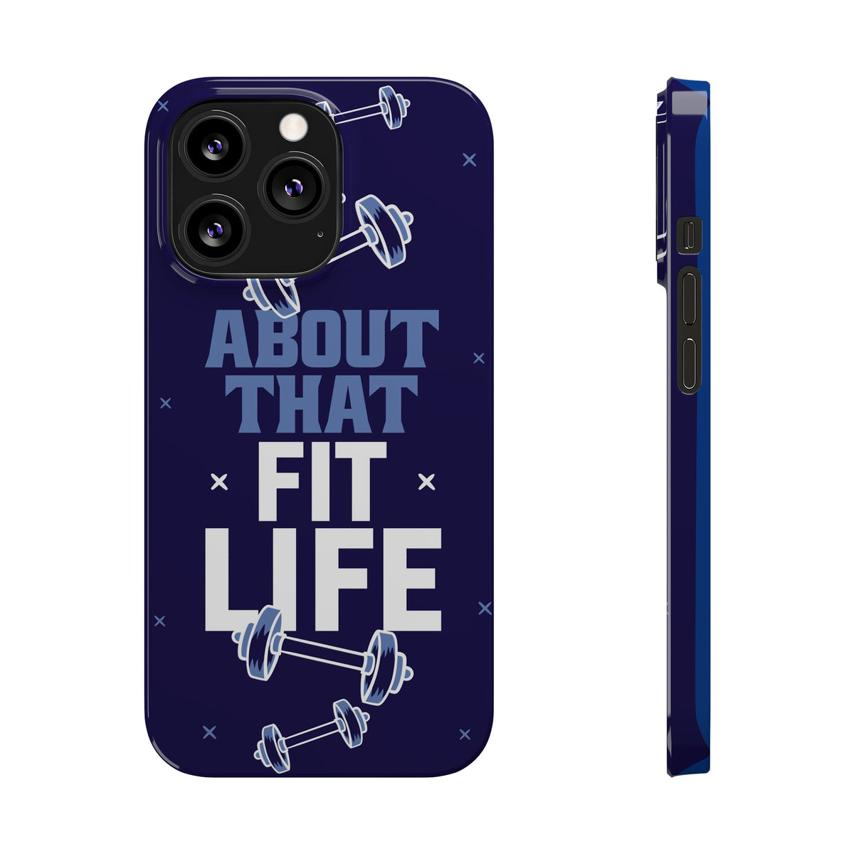GYM phone case - "About that fit life" - casetinger