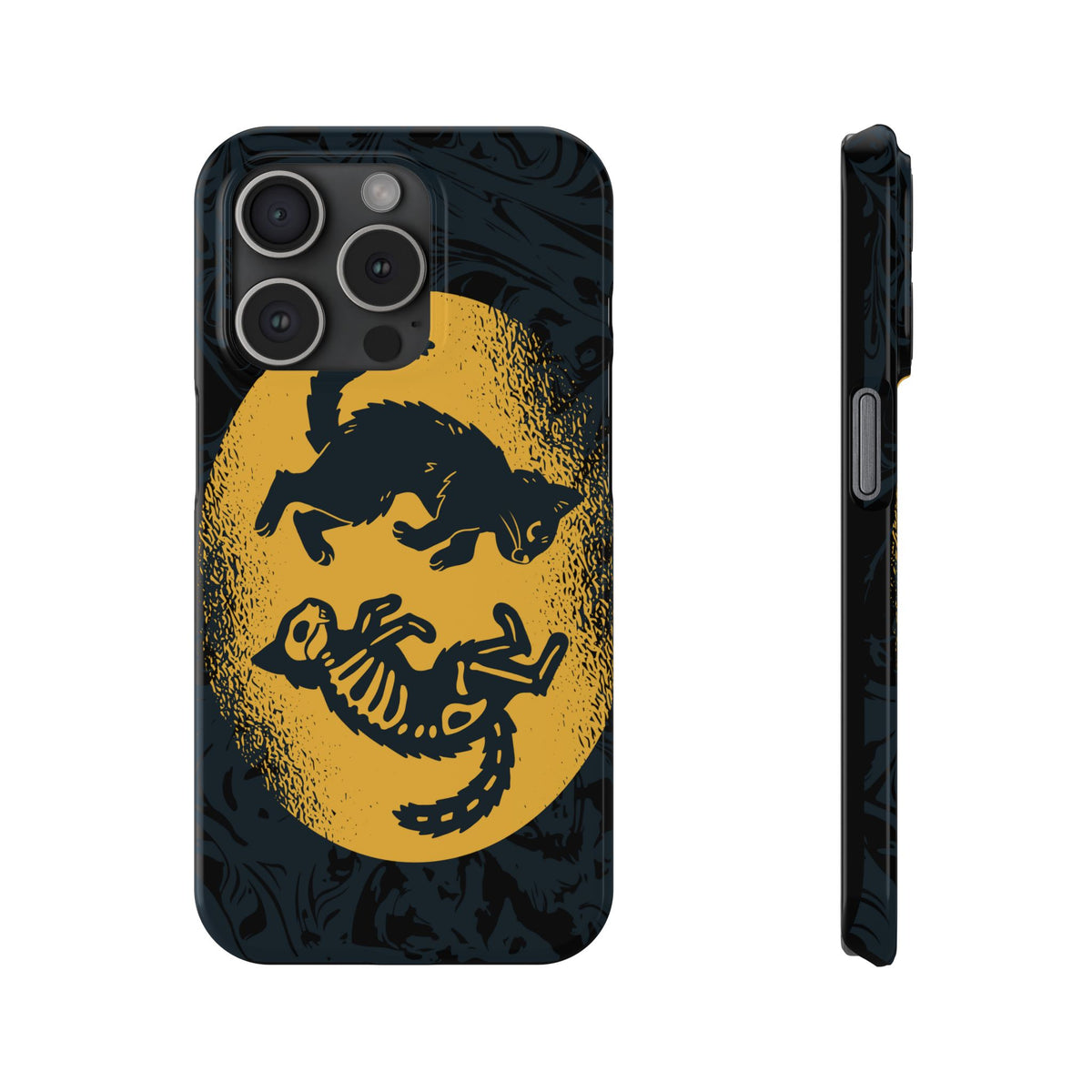 Halloween Edition Kitten: Duel between Life and Death in Two Phases Skull - casetinger