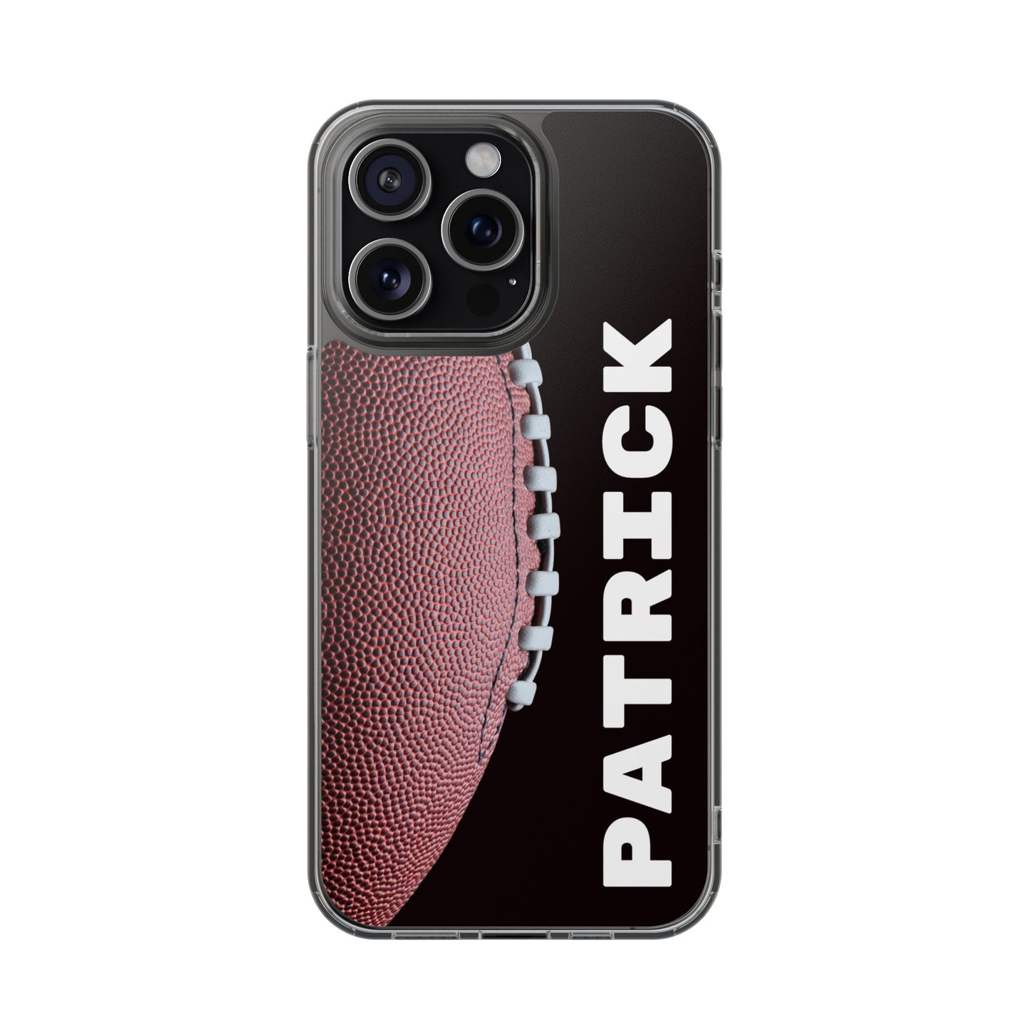 Personalized Football iPhone Case – Custom Name