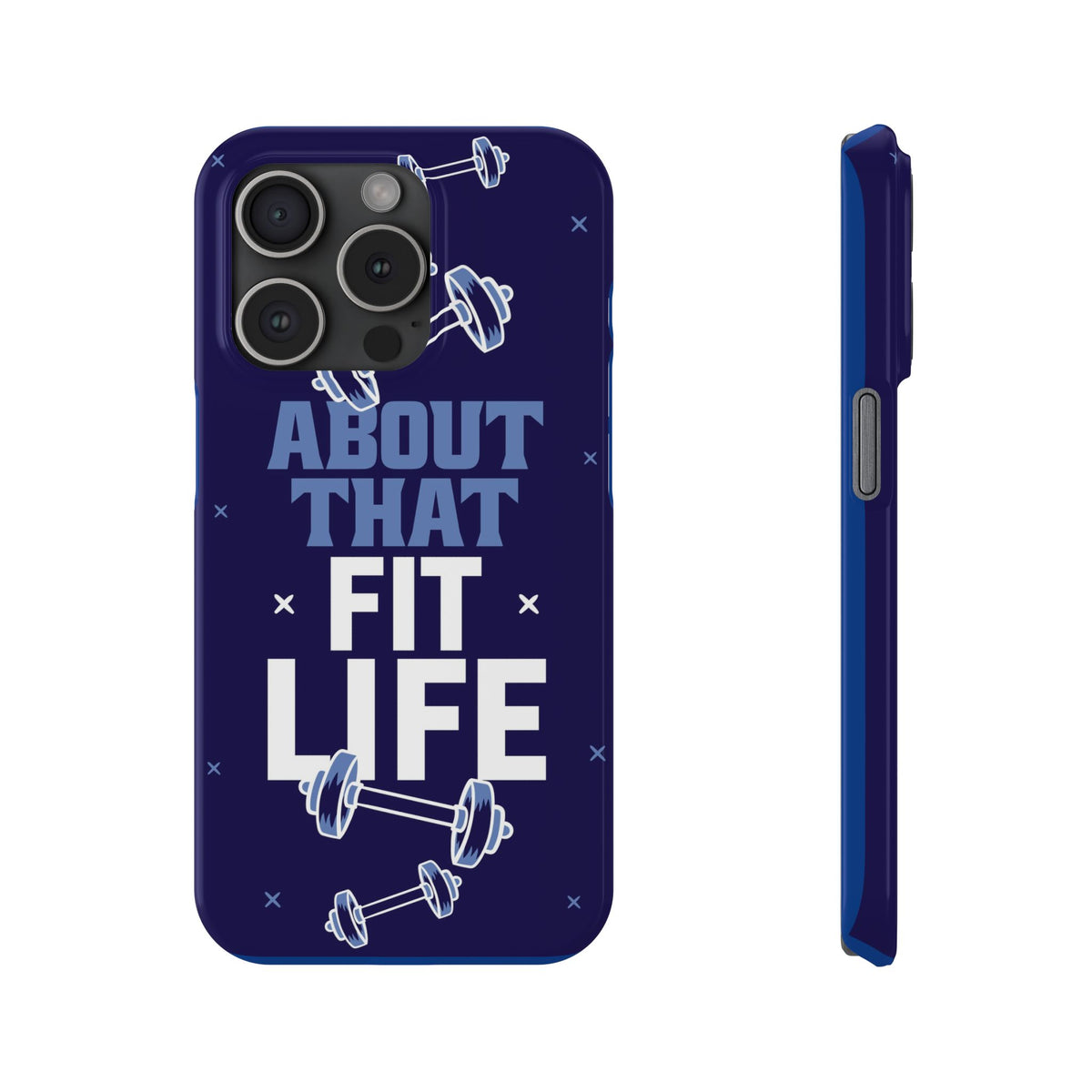 GYM phone case - "About that fit life" - casetinger