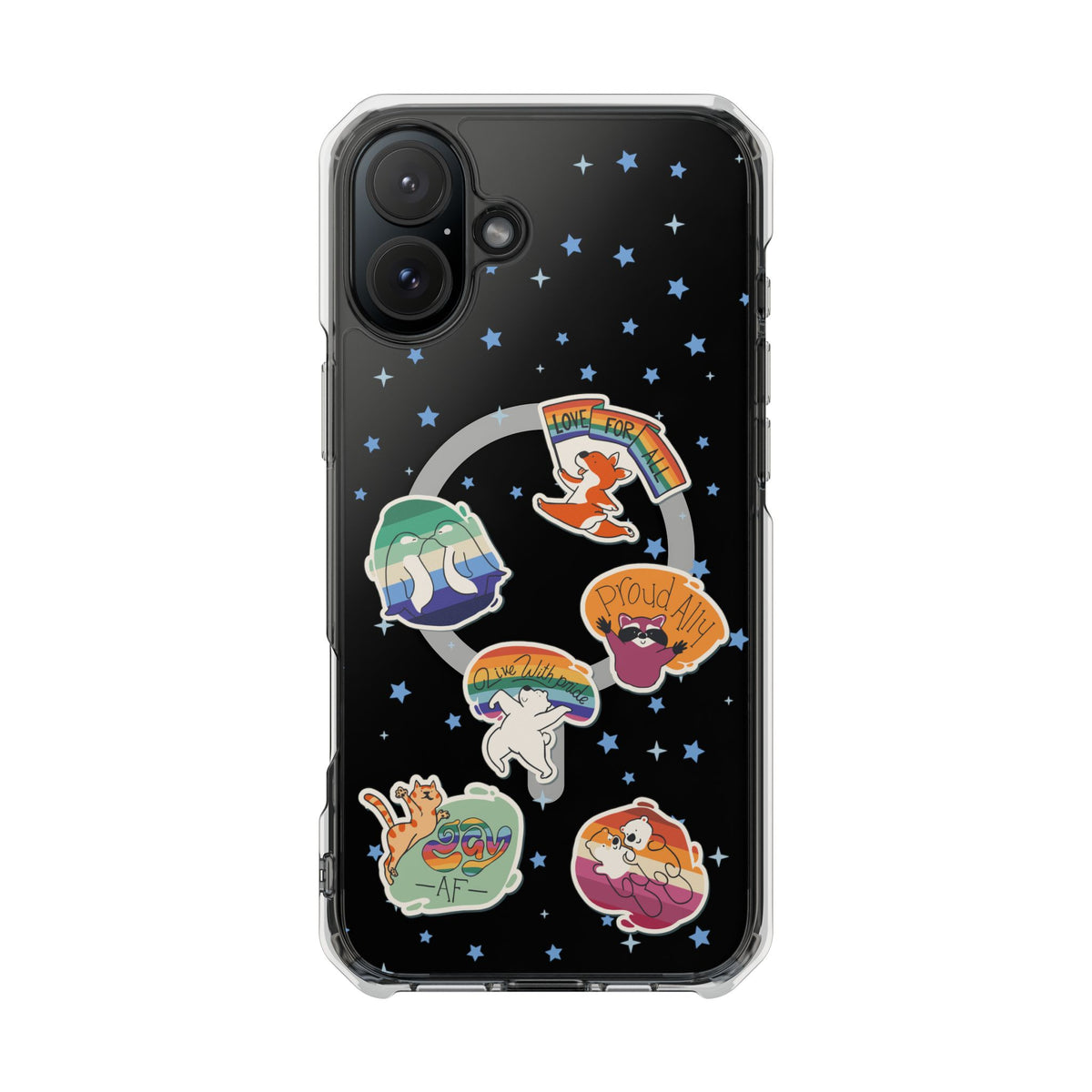 Pride celebration animal design - Magnetic - casetinger