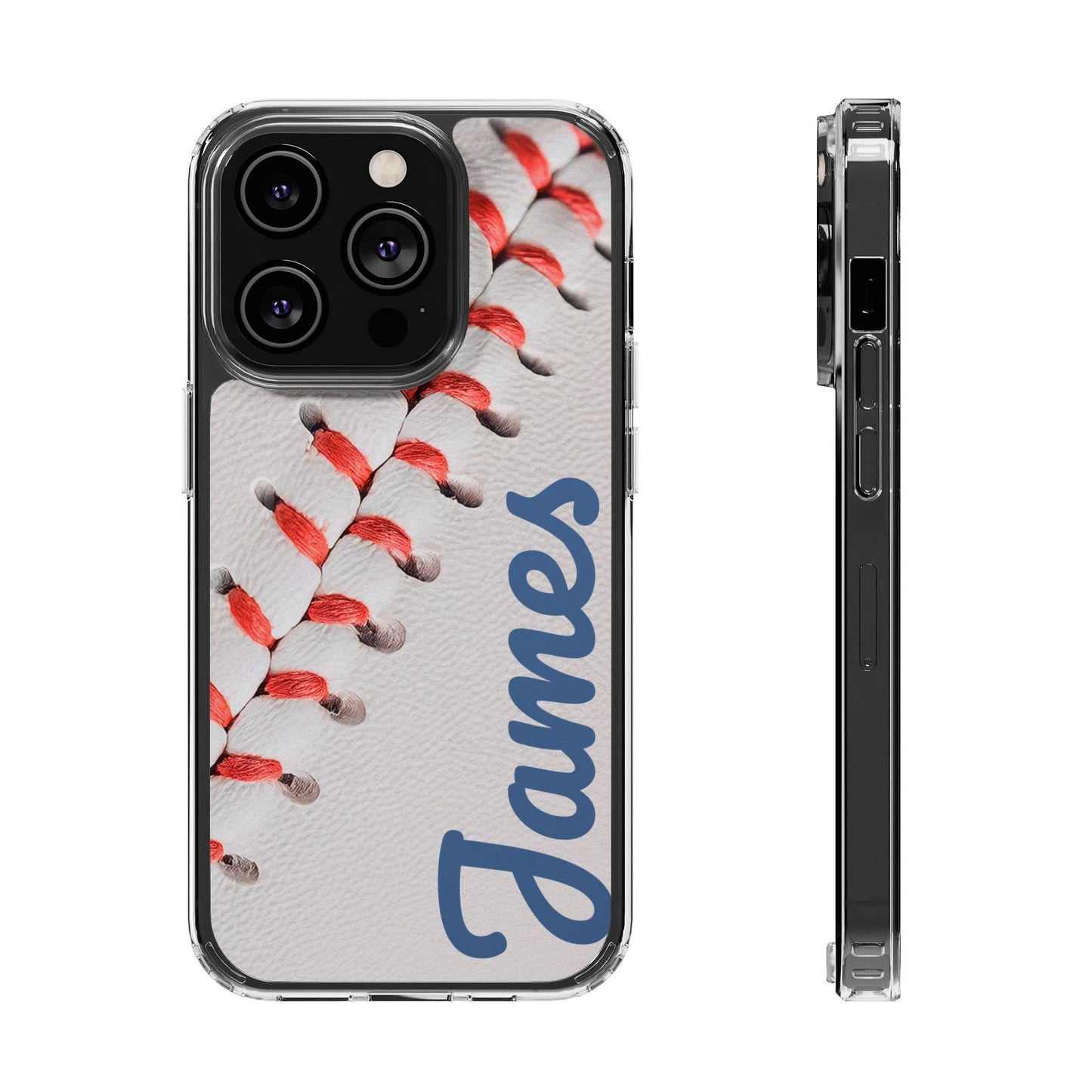 Custom name Baseball iPhone Case β Personalized Silicone