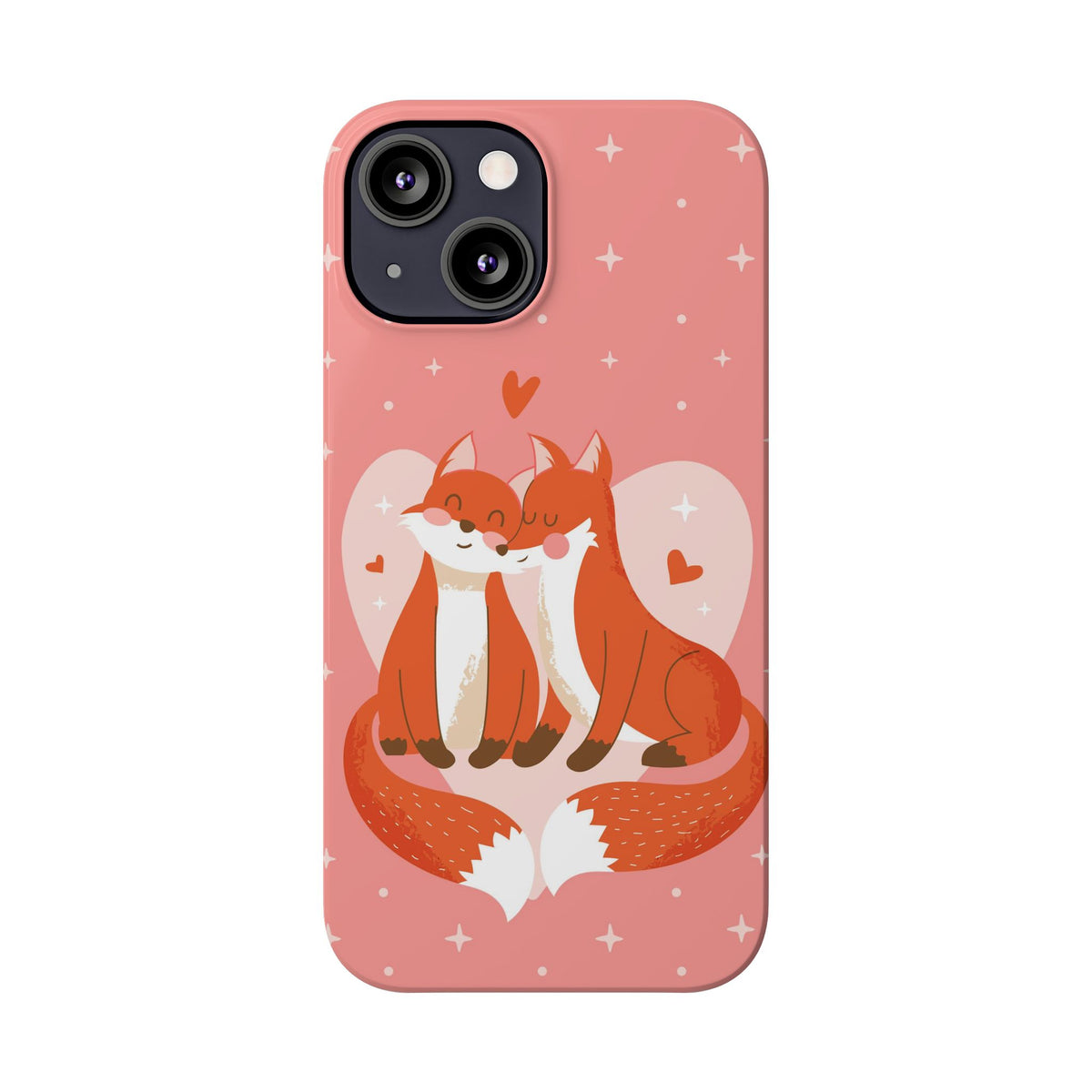 Valentine's Day: Pair of foxes in love - casetinger