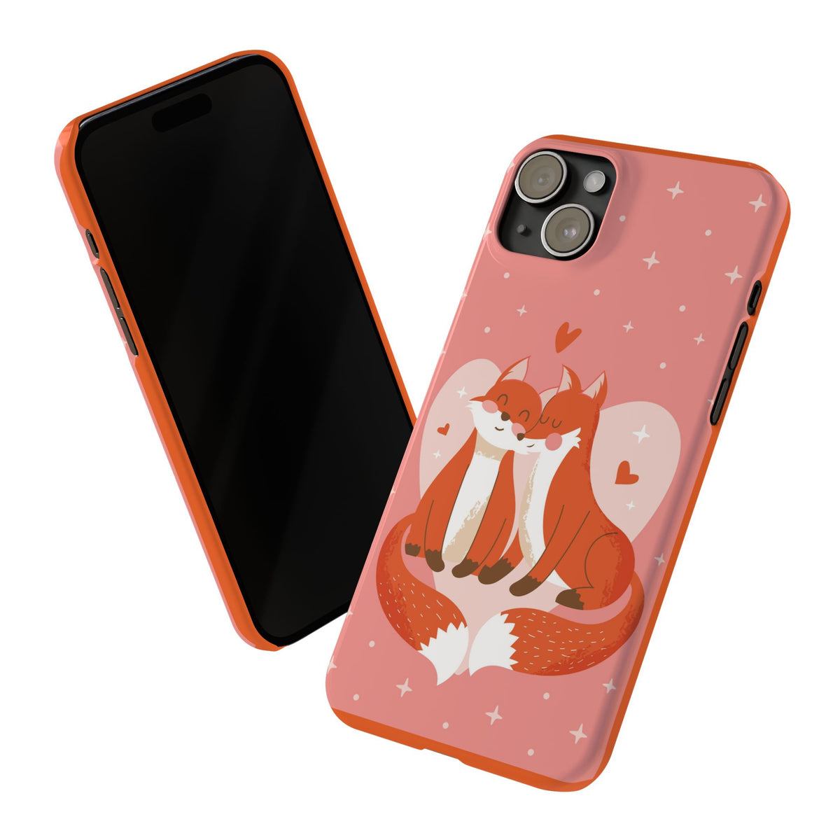 Valentine's Day: Pair of foxes in love - casetinger