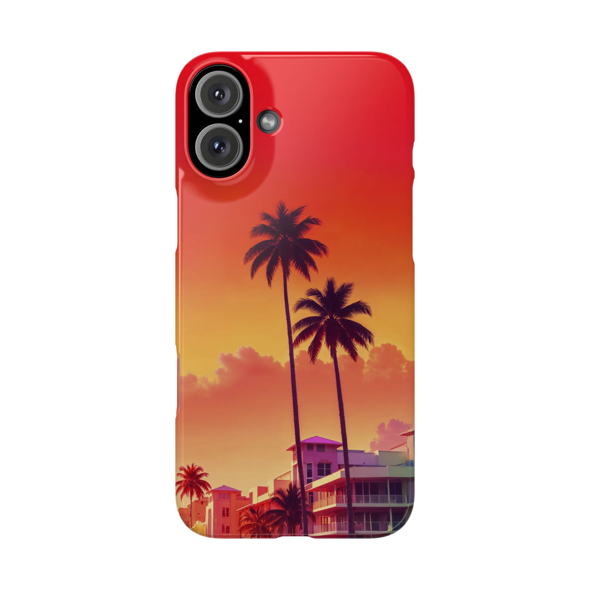 Miami sunset Vibes Palm - casetinger