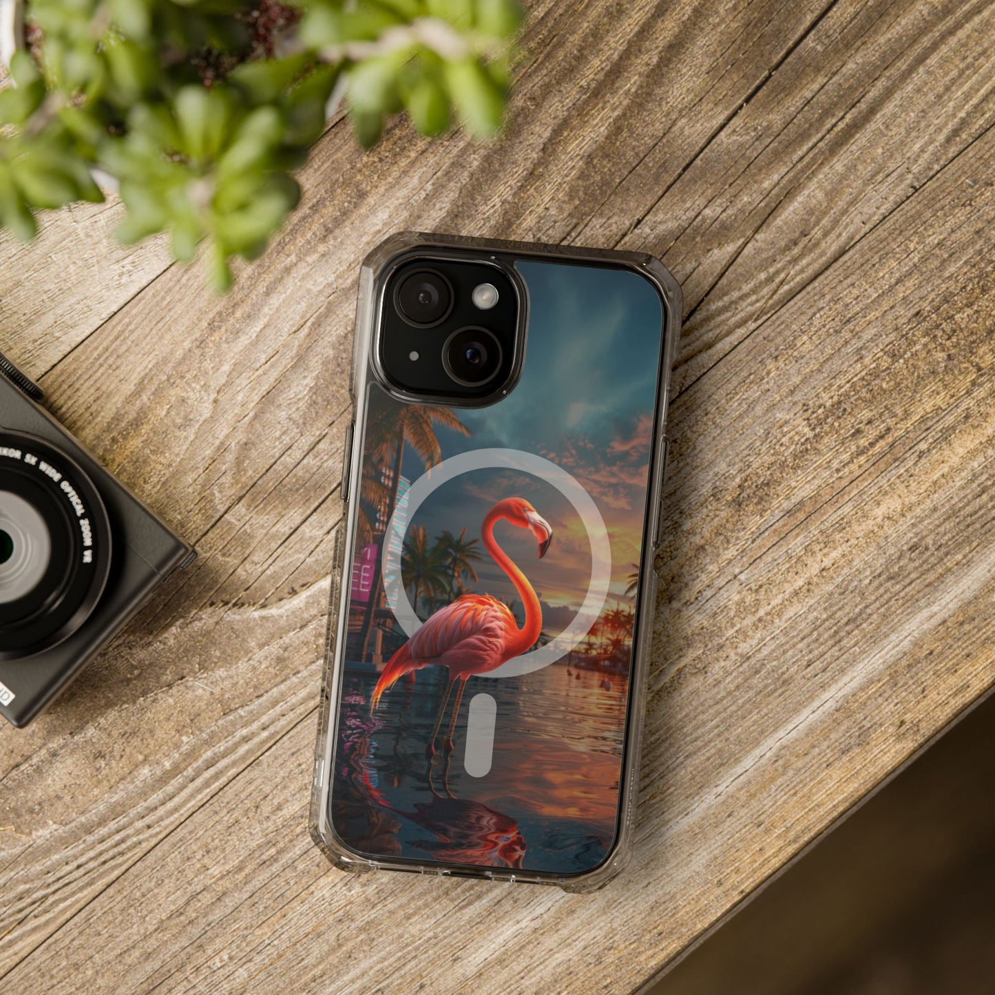 Tropical Miami Flamingo - Magnetic