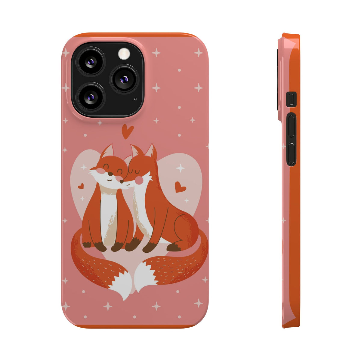 Valentine's Day: Pair of foxes in love - casetinger