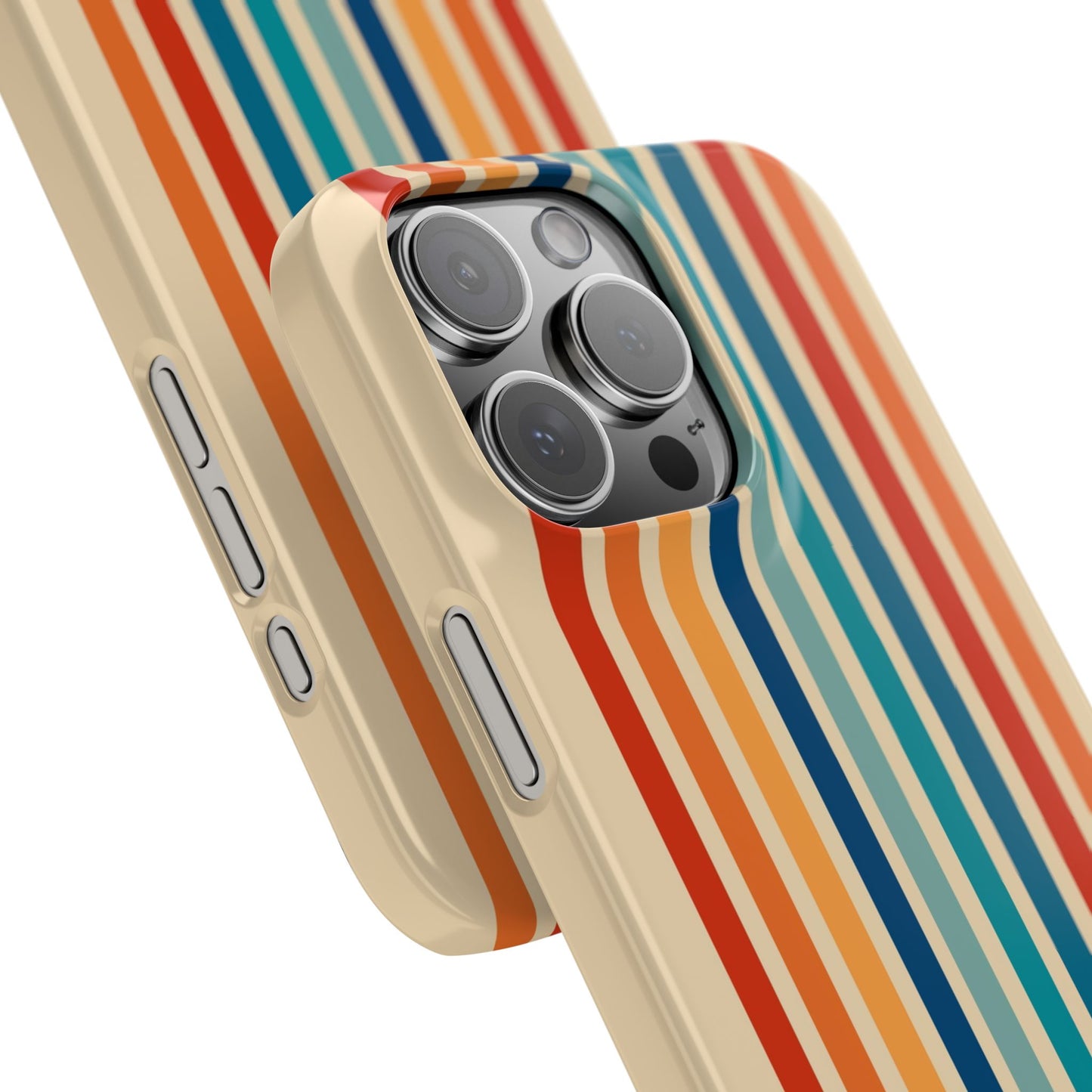 Summer Retro abstract stripes on the horizon