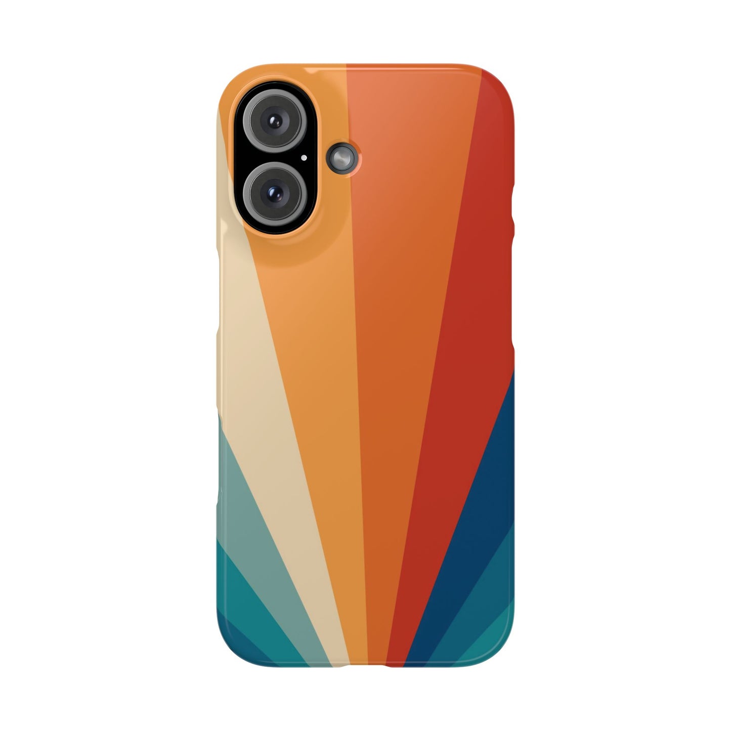 Retro abstract stripe flare