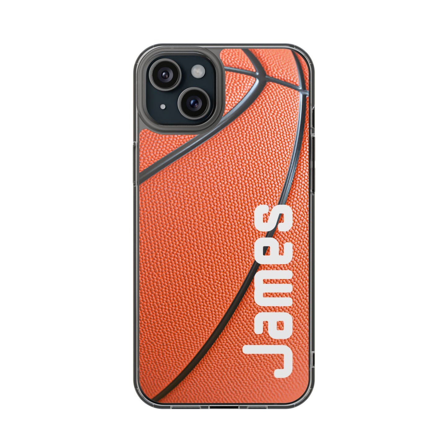 Personalized Basketball iPhone Case – Custom Name Silicone