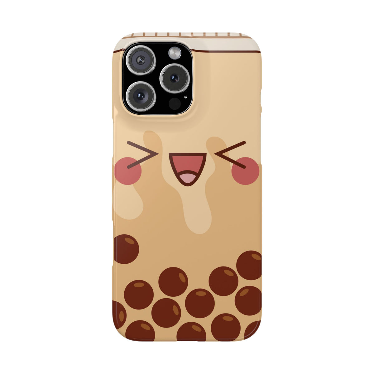 Chocolate Bubble tea phone - casetinger