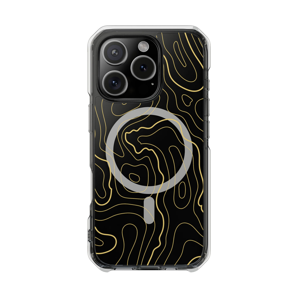 Abstract Topographic lines Map Design - Magnetic - casetinger