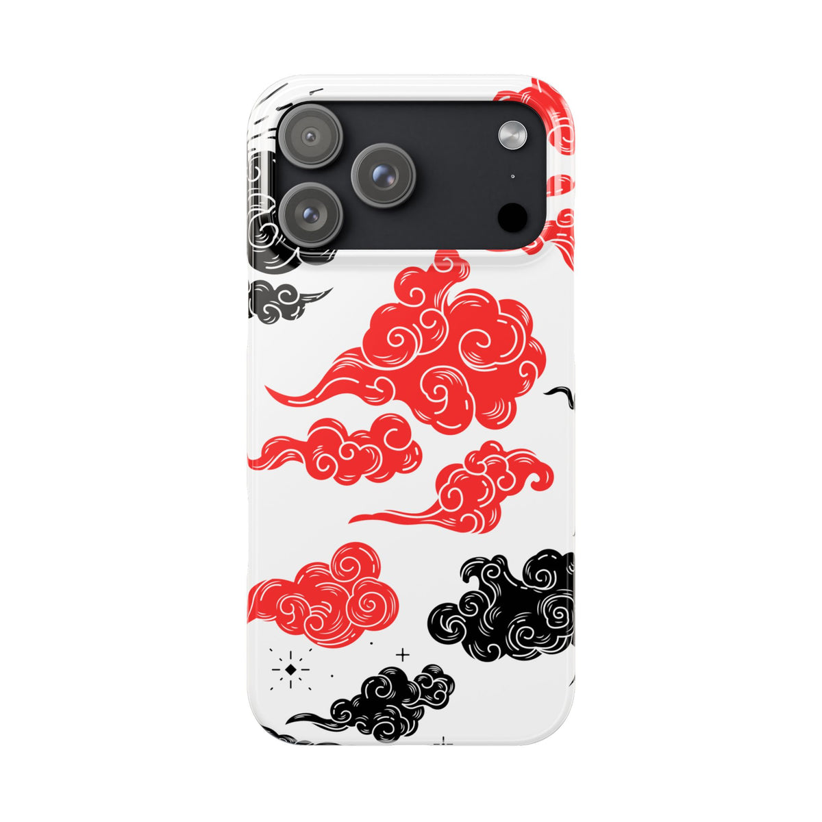 Red & Black Japanese Otaku Cloud - casetinger