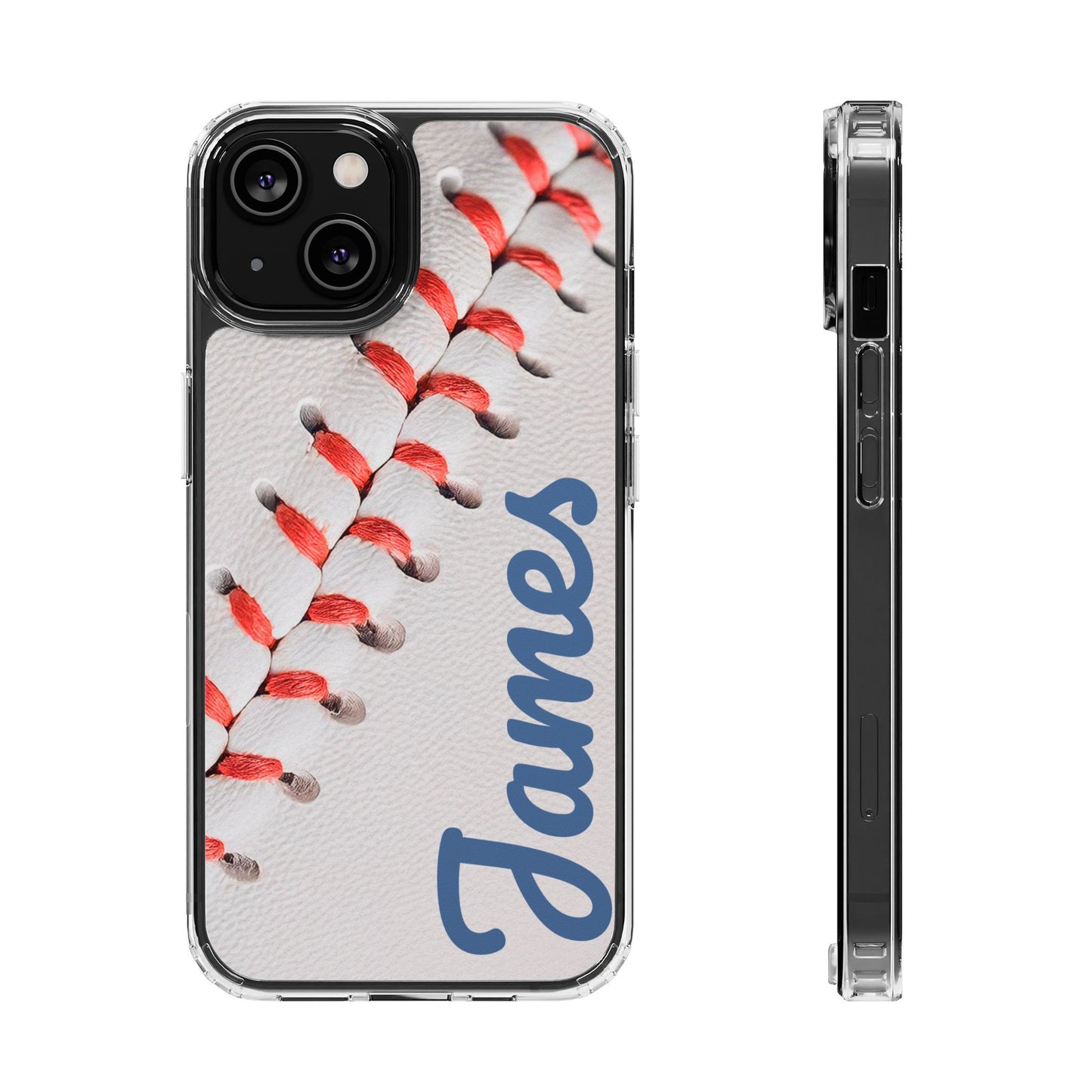 Custom name Baseball iPhone Case β Personalized Silicone