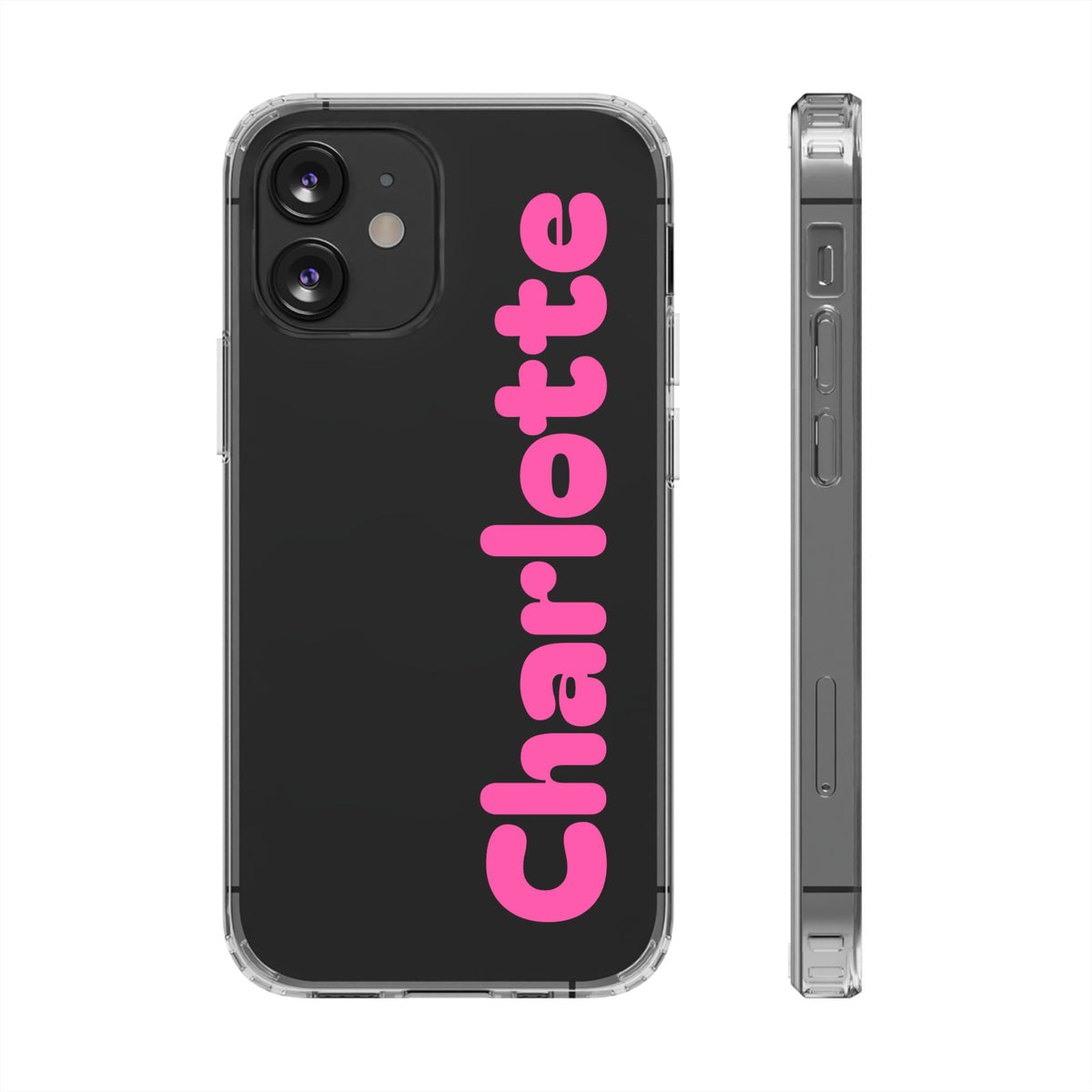 Name iphone case Custom iphone case Silicone iphone case Glossy iphone case Custom gift - casetinger