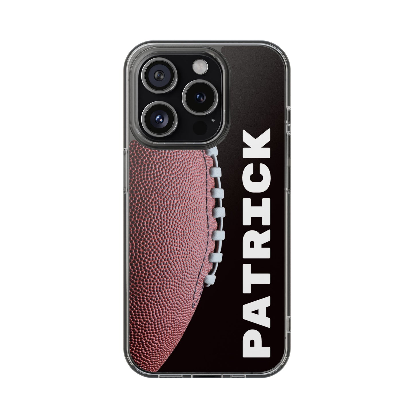 Personalized Football iPhone Case – Custom Name
