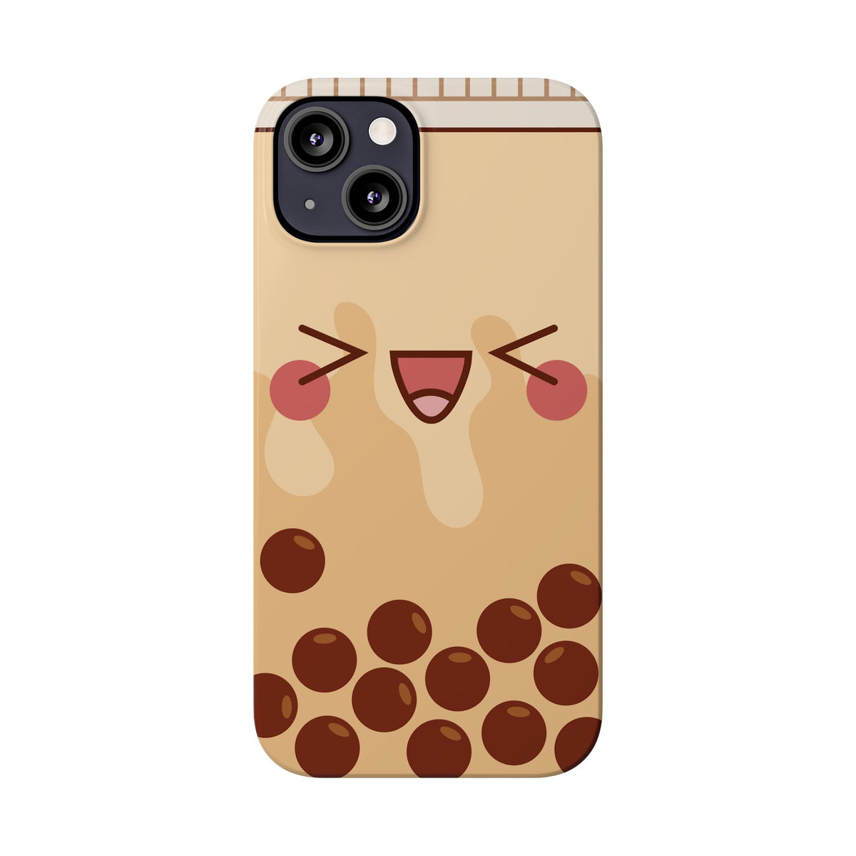 Chocolate Bubble tea phone - casetinger