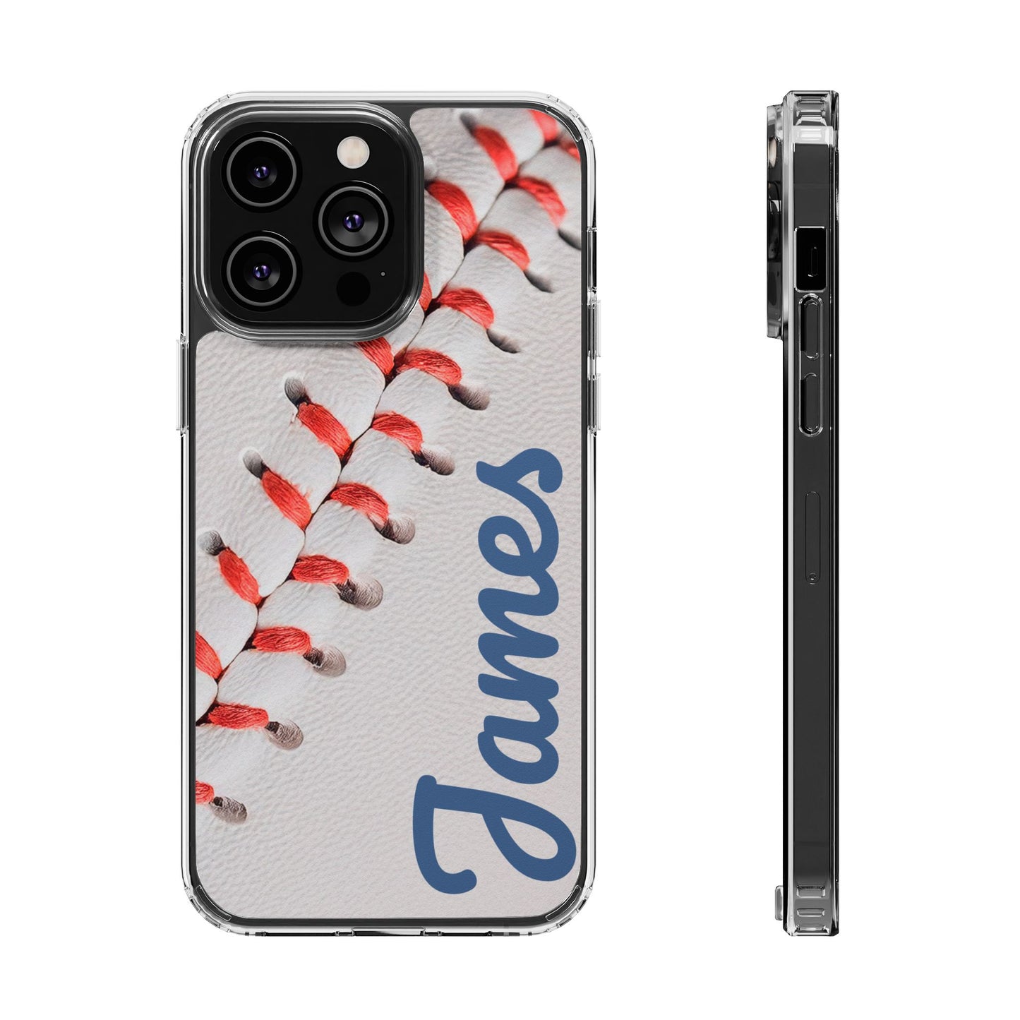 Custom name Baseball iPhone Case β Personalized Silicone