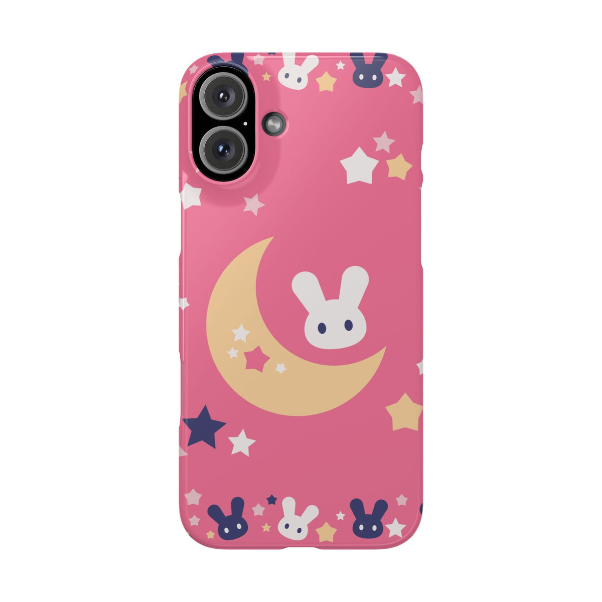 Adorable Bunnies with Moon - casetinger