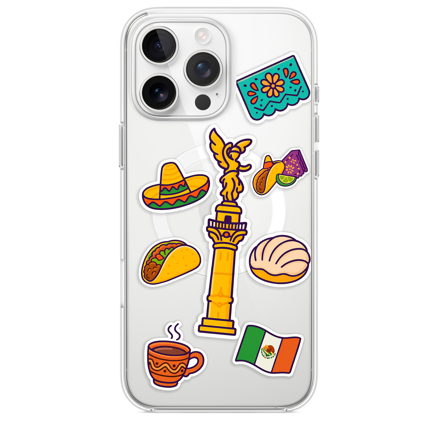 Mexico Culture Stickers - Magnetic - casetinger
