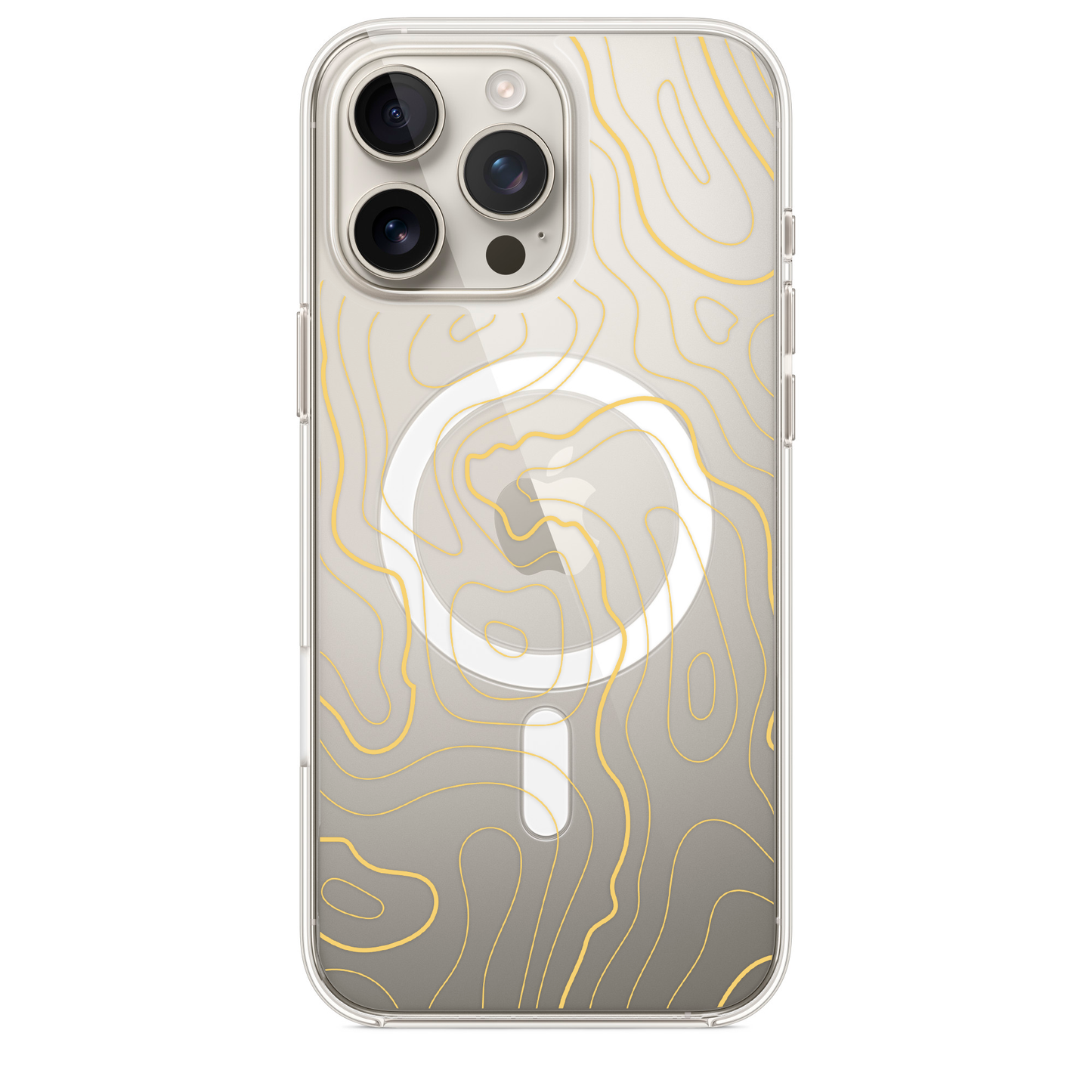 Abstract Topographic lines Map Design - Magnetic - casetinger