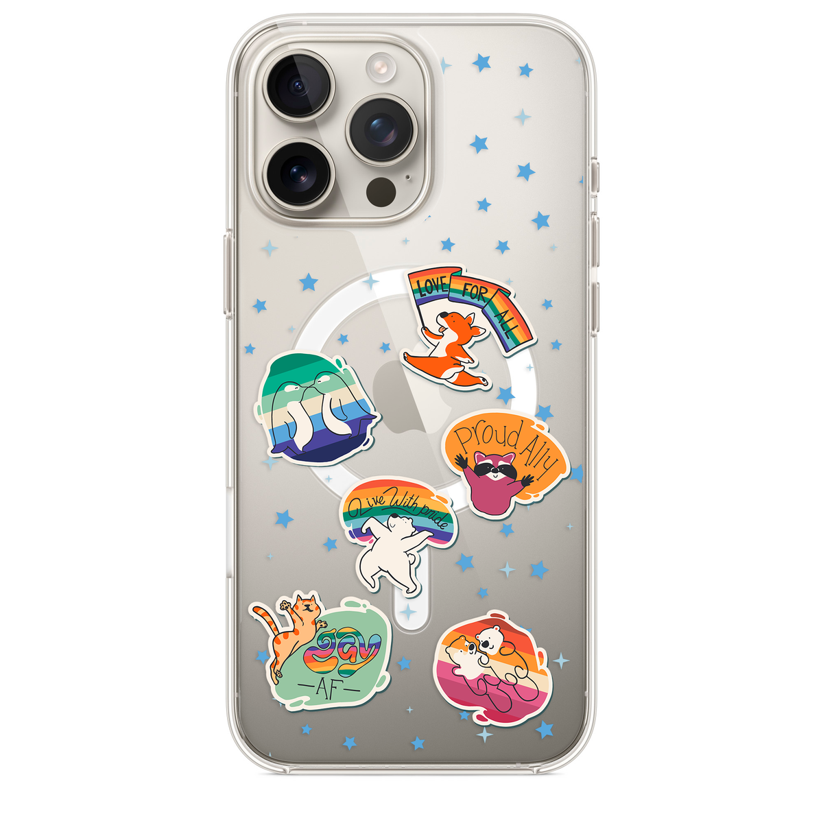 Pride celebration animal design - Magnetic - casetinger