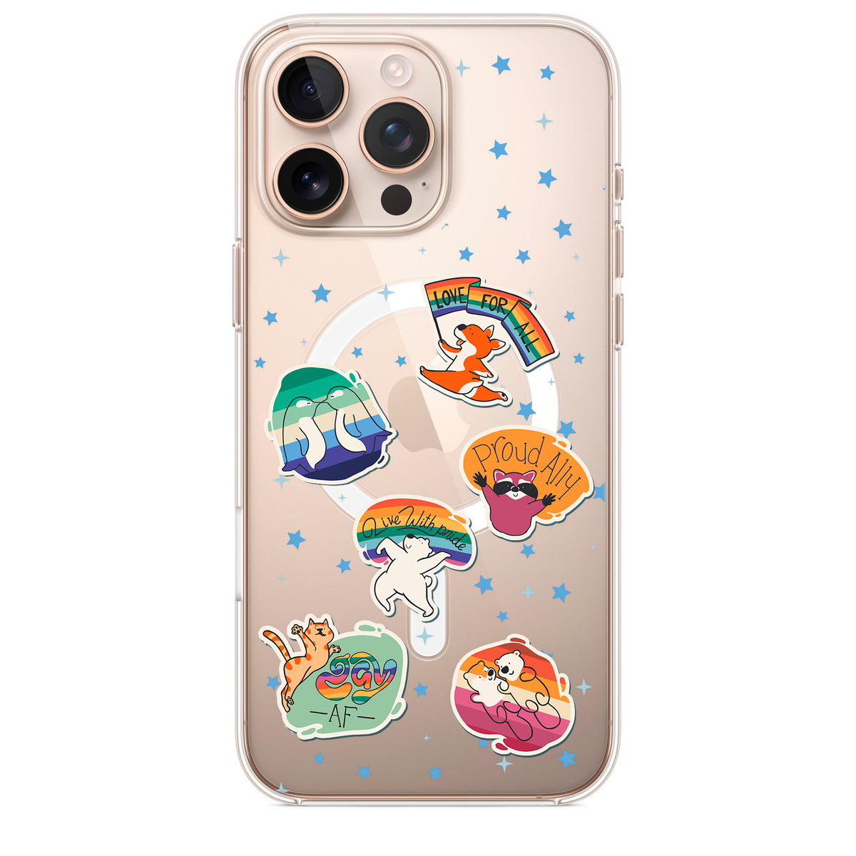 Pride celebration animal design - Magnetic - casetinger