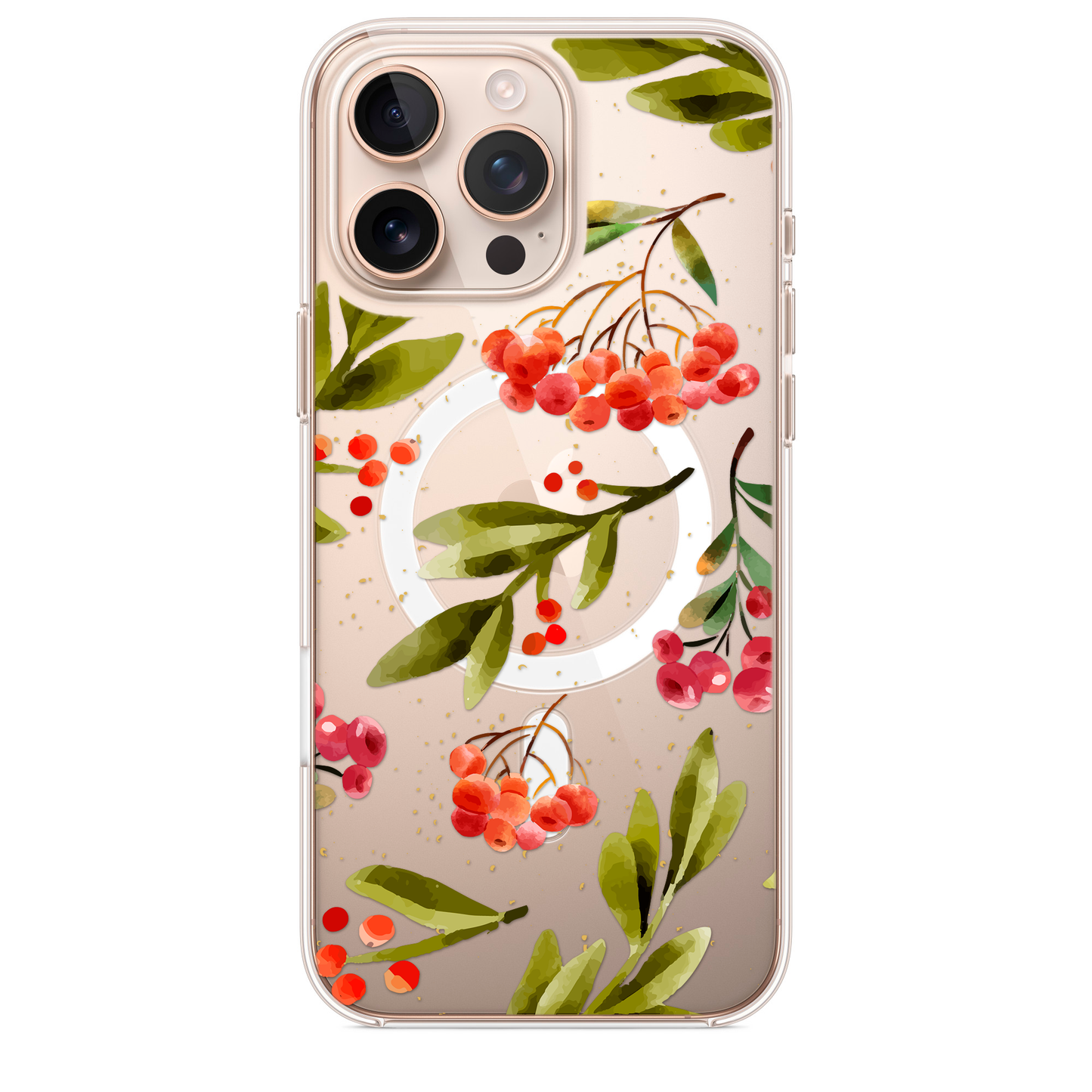 Watercolor forest berries patern - Magnetic
