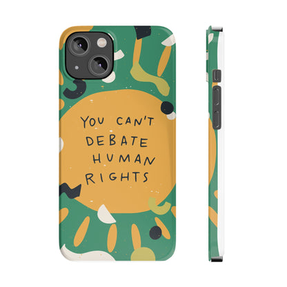 Yoou cant debate human rights feminist case phone