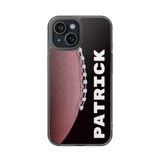 Personalized Football iPhone Case – Custom Name