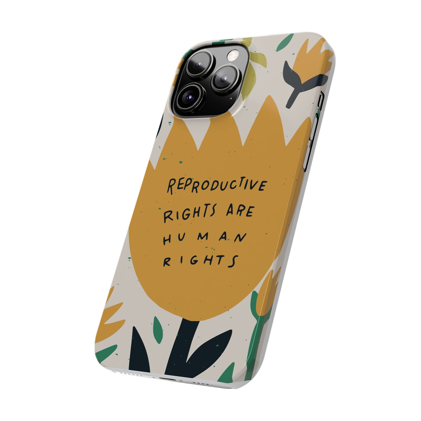 Reproductive rights are human rights feminist phone case