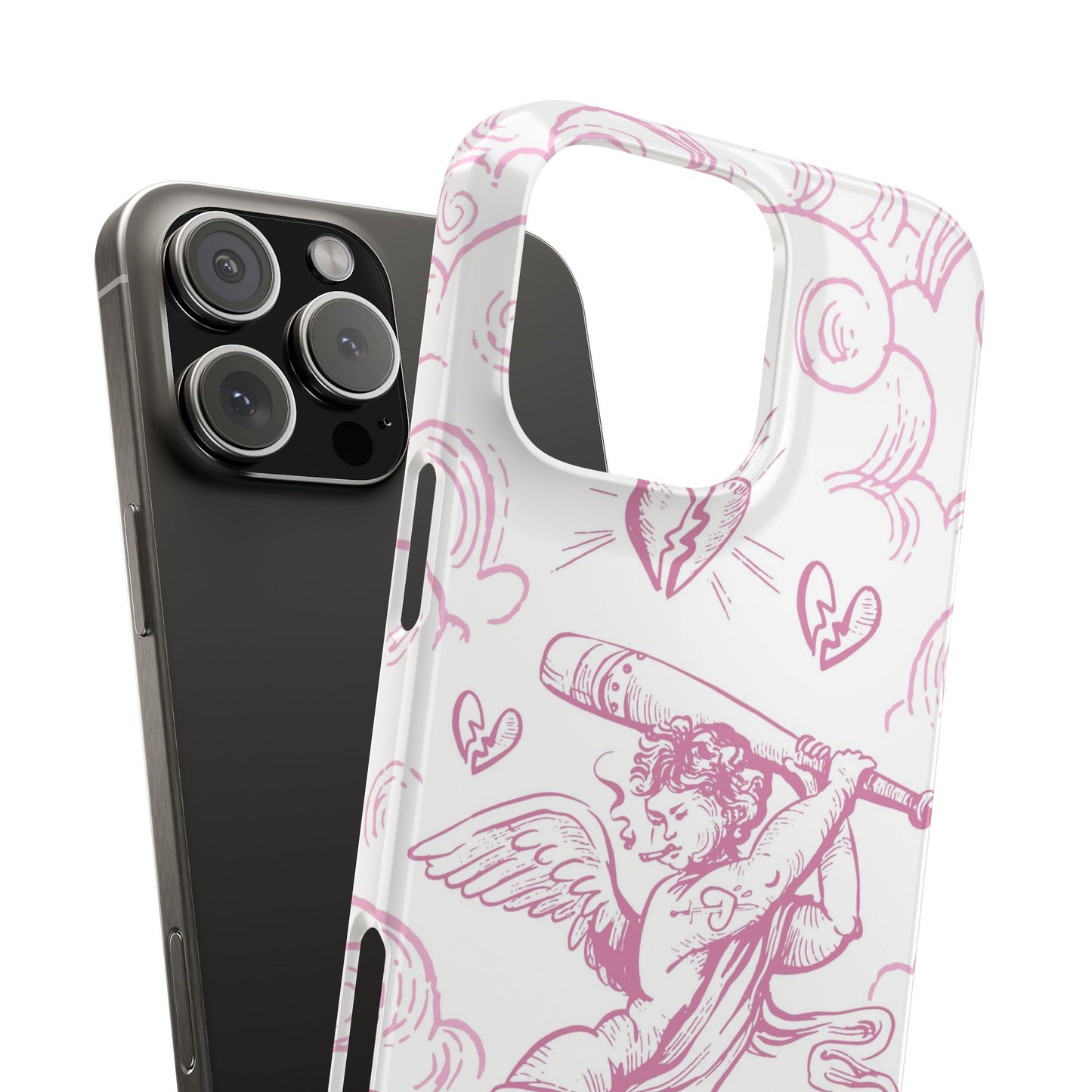 Anti-Valentine's Day: Cupid's Rebellion Phone Case