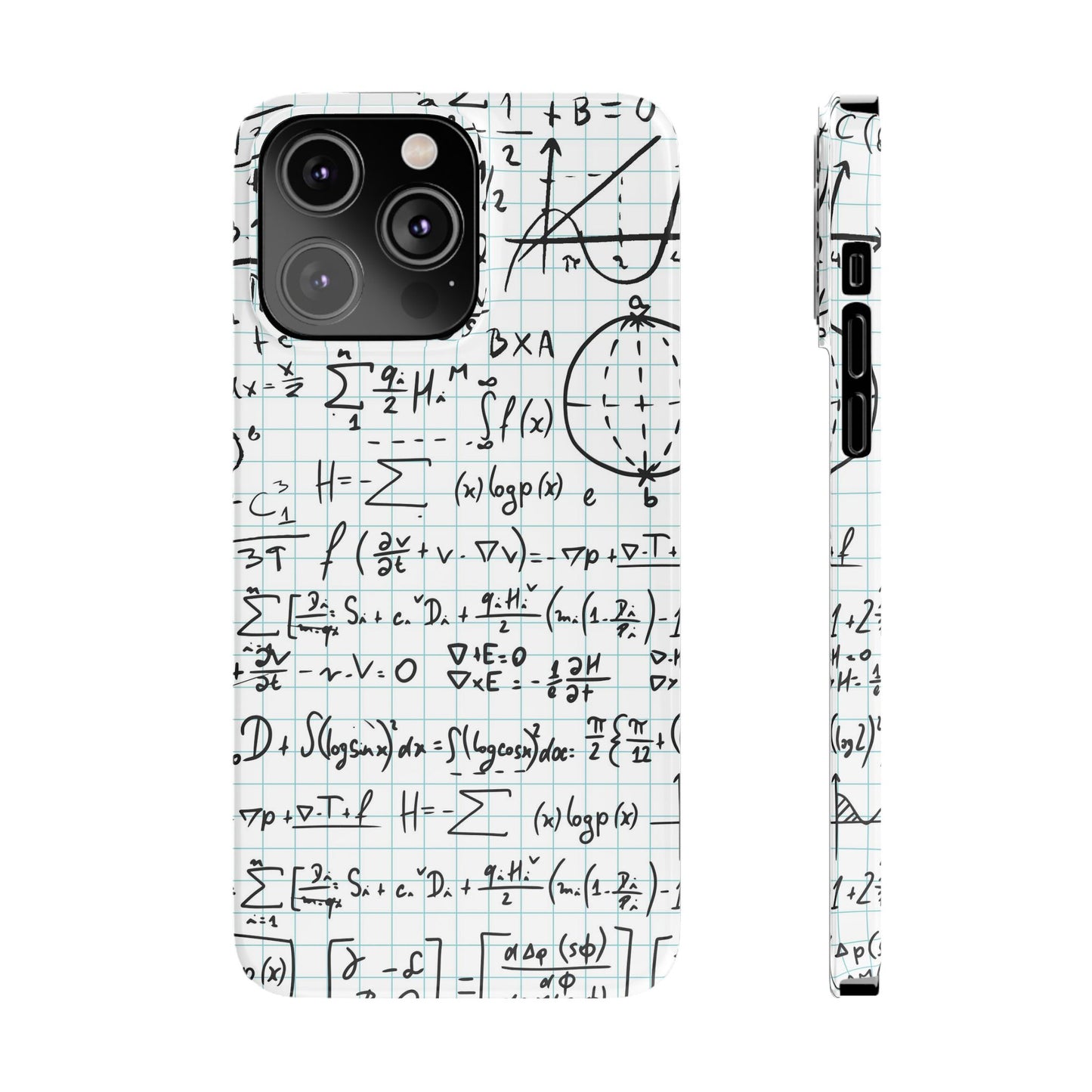 iPhone case for physics students and teachers. number geeks. For iphone 15, iphone 14 and iphone 13 pro and max.