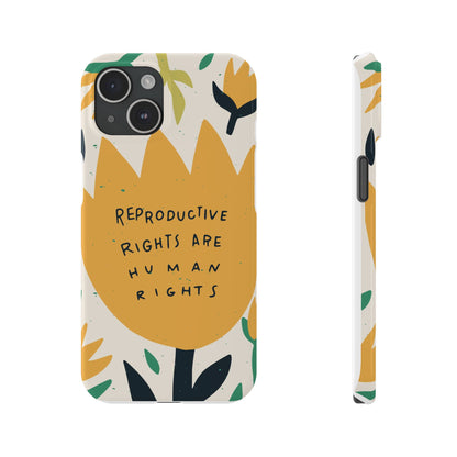 Reproductive rights are human rights feminist phone case