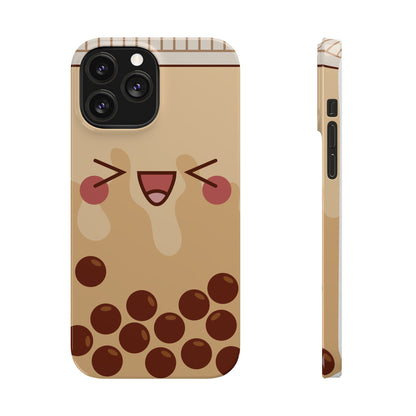 Bubble tea phone case, kawaii iphone case, anime phone case, otaku phone case, iphone 16, 15 case, iphone 15 pro case, iphone 14 case