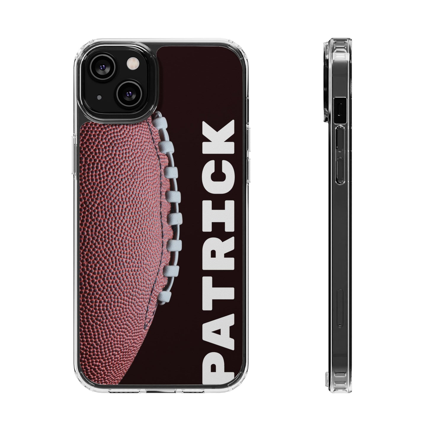 Personalized Football iPhone Case – Custom Name