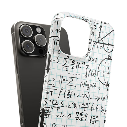 iPhone case for physics students and teachers. number geeks. For iphone 15, iphone 14 and iphone 13 pro and max.