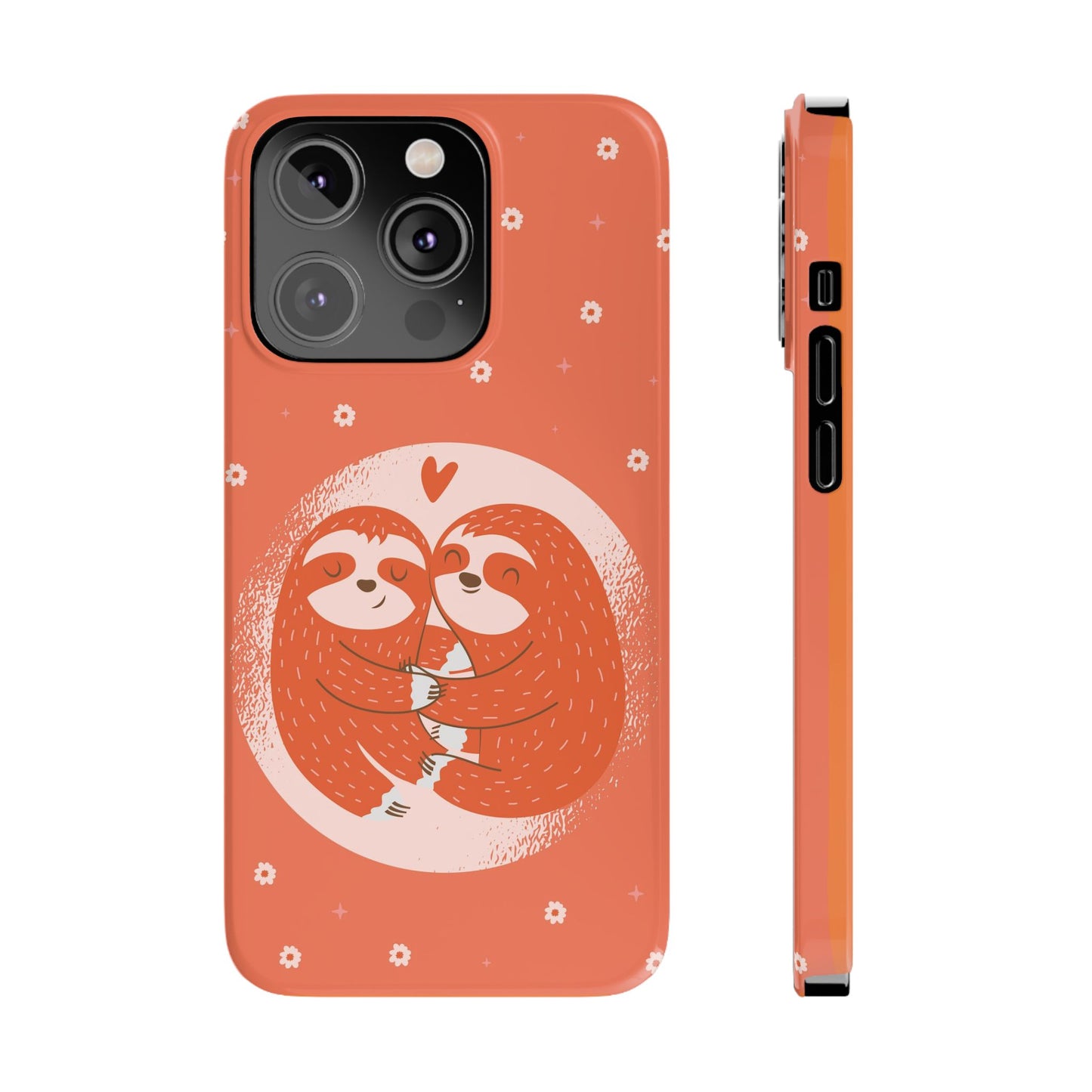 In love pair of sloths