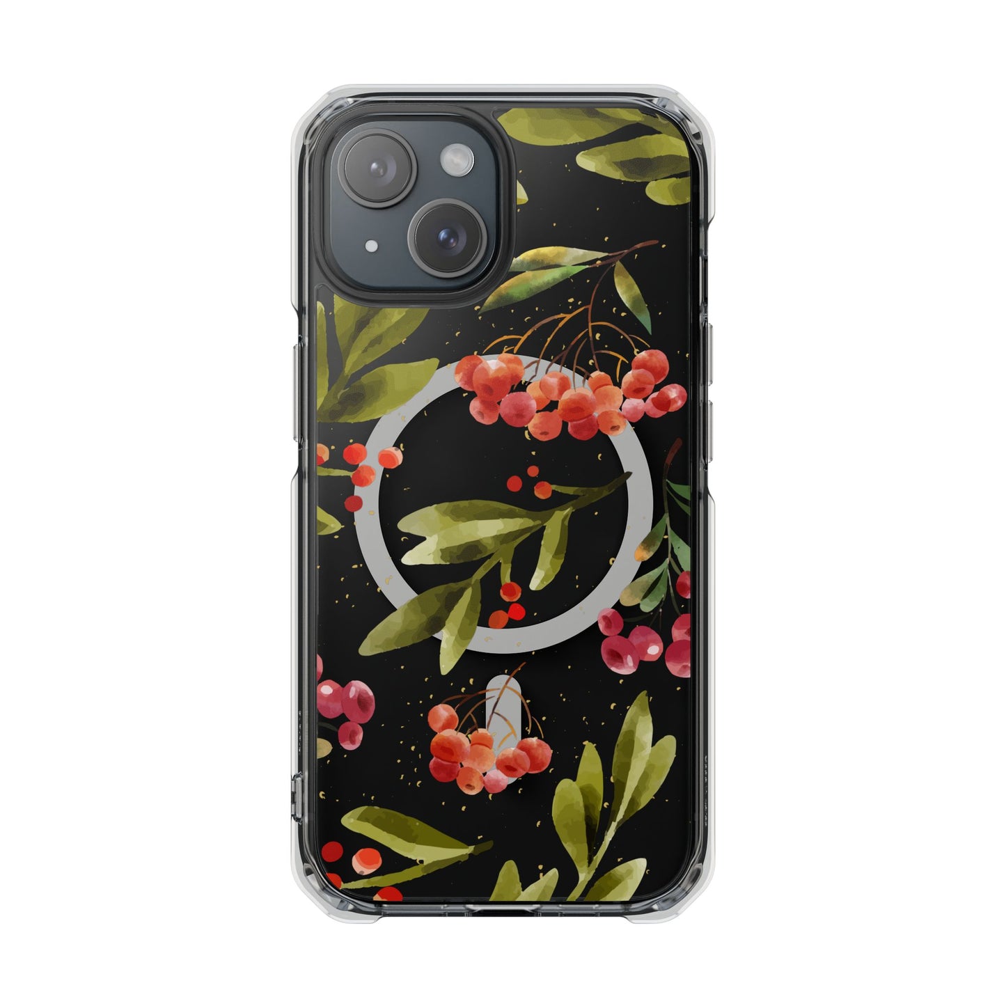 Watercolor forest berries patern - Magnetic