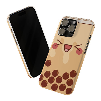 Bubble tea phone case, kawaii iphone case, anime phone case, otaku phone case, iphone 16, 15 case, iphone 15 pro case, iphone 14 case