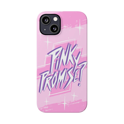 Pink iPhone 16 Case with Modern "Pink Promise" Design and Stars | Compatible with iPhone16,  15 Pro/Max, iphone 14, and iphone 13