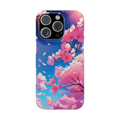 Anime sakura tree flowers